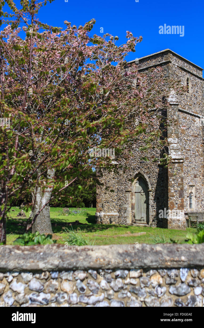 St Marys Church Capel le Ferne is a heritage designated grade 1