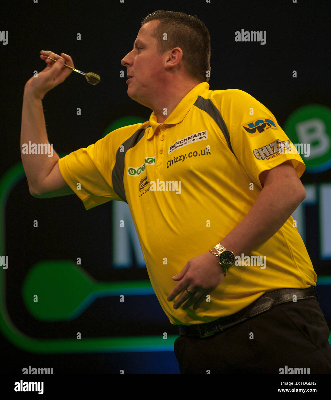 ArenaMK, Milton Keynes, UK. 31st Jan, 2016. Unibet Masters Darts