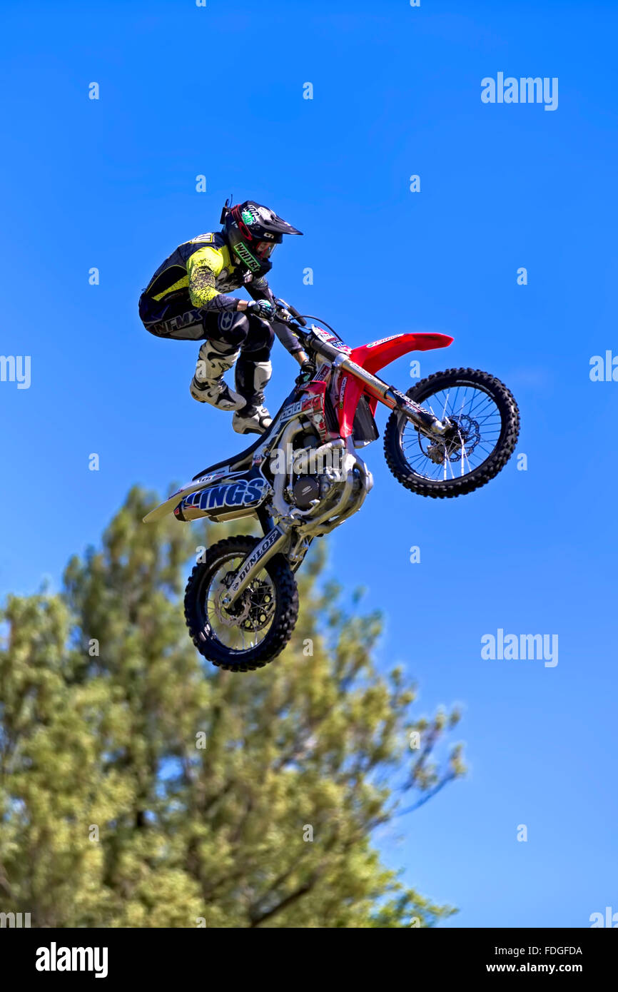 Motorcycle Freestyle FMX 10 Tricks Poster - Wizard & Genius