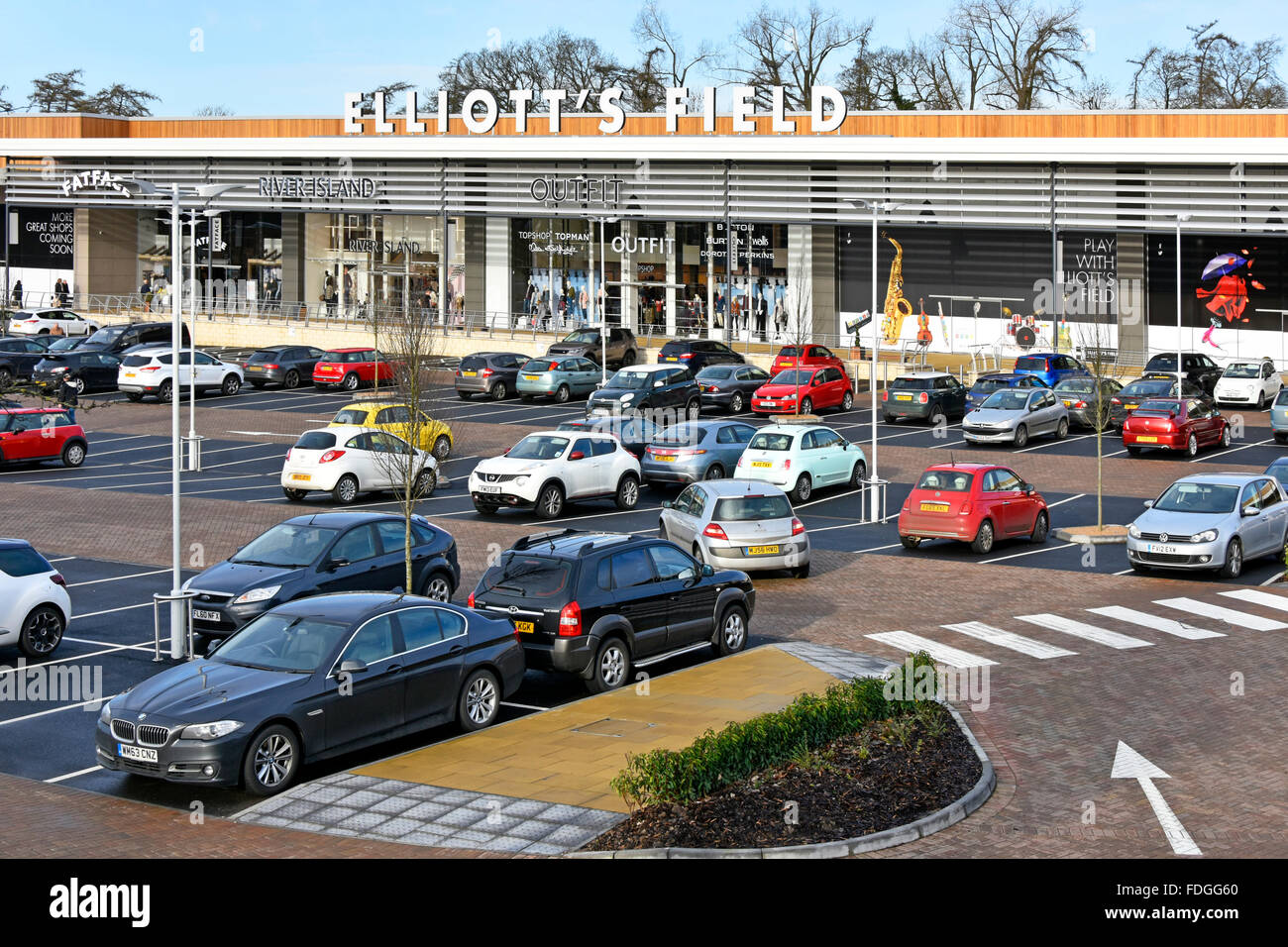 Retail shop store business units Elliotts Field retail park lifestyle
