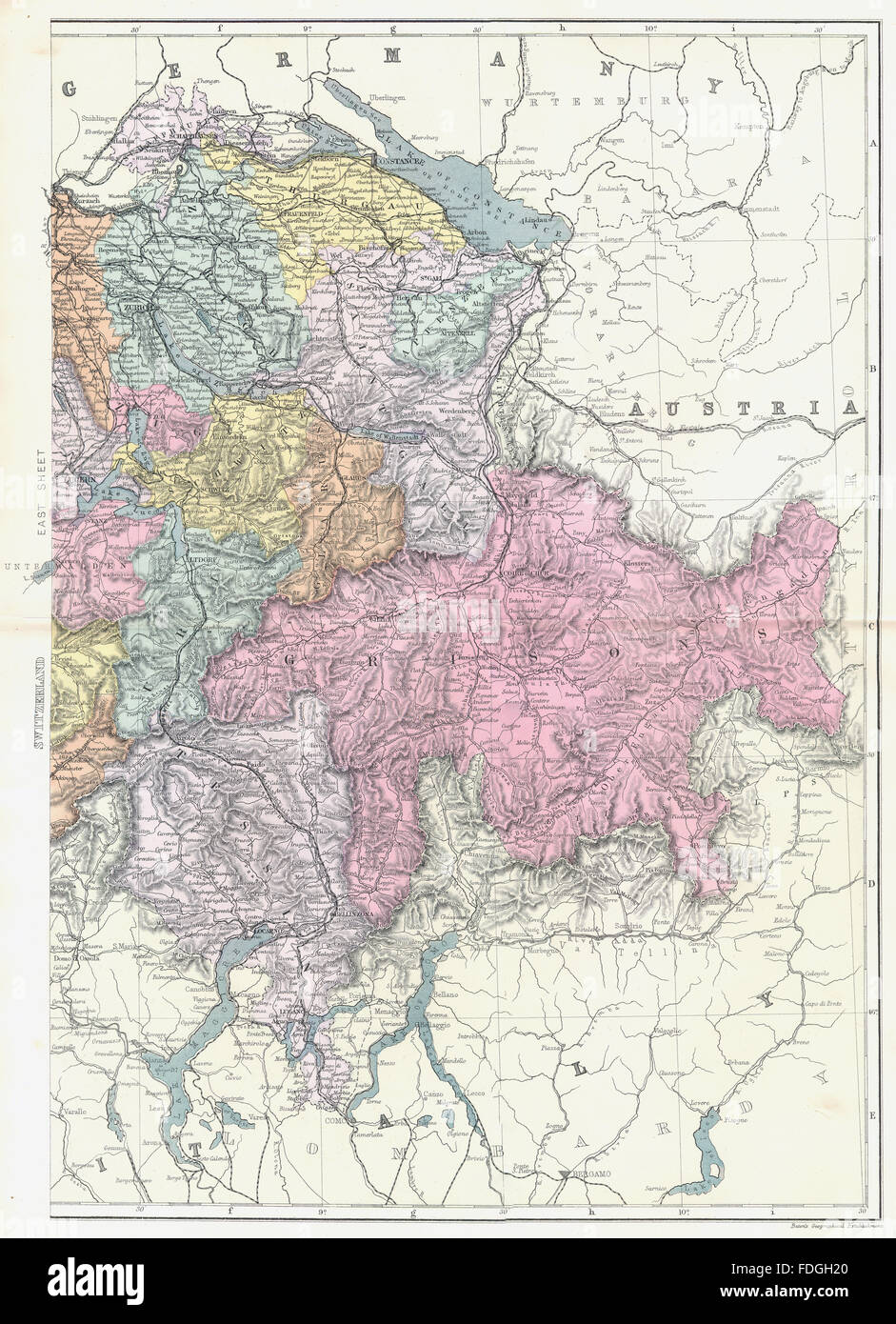 East london map 19th century hi-res stock photography and images - Alamy