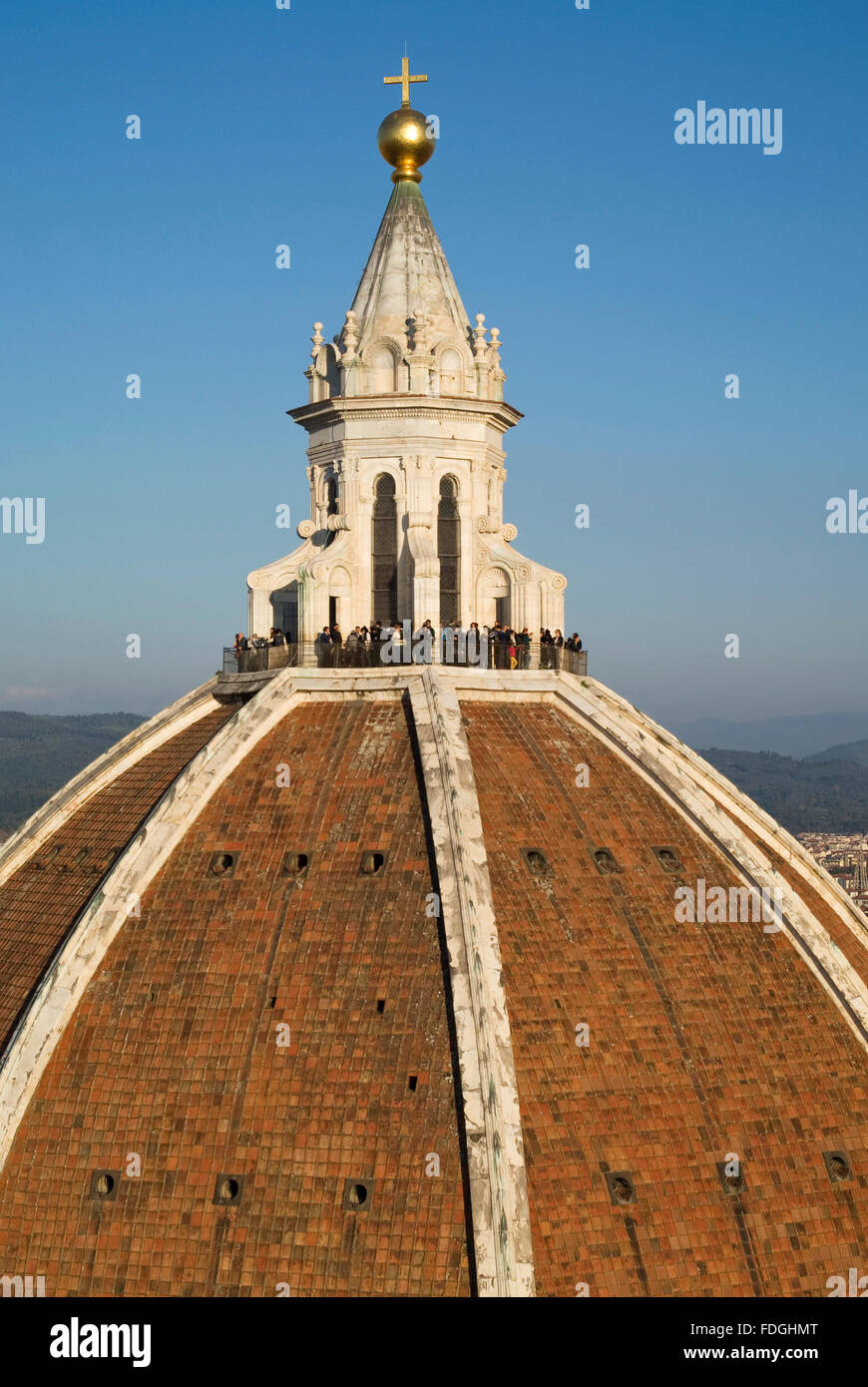 Detail view of the Dome Brunelleschi, Florence, Italy Stock Photo - Alamy