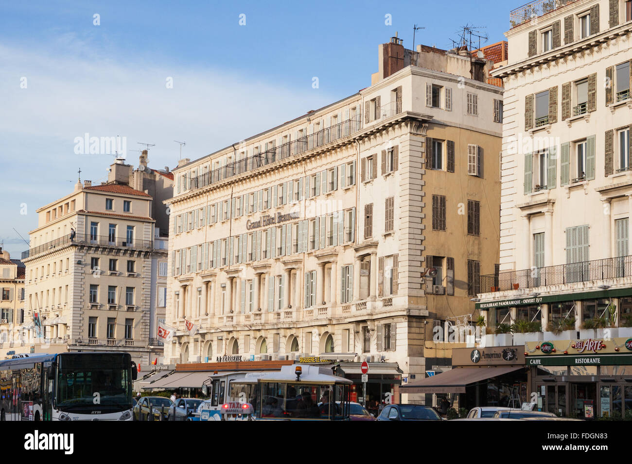 Front of Grand Hotel Beauvau, Old Port, Marseille Stock Photo - Alamy