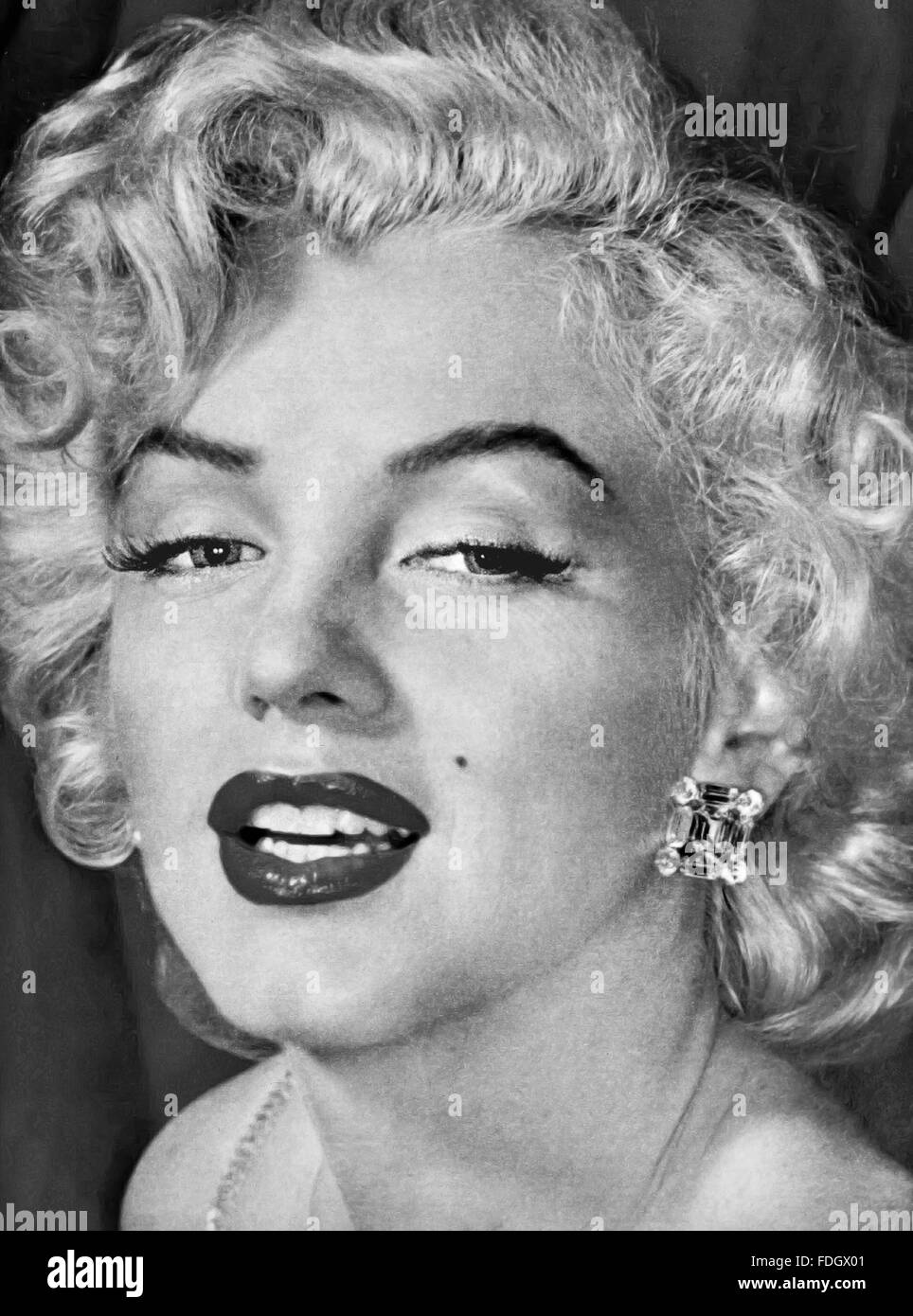 Marilyn Monroe Black And White Portrait Marilyn Monroe Black And White Portrait