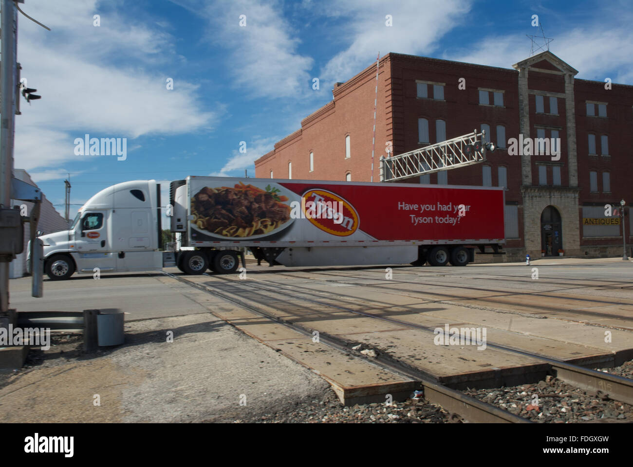 Emporia, Kansas, USA, 20th October, 2013 Burlington Northern freight