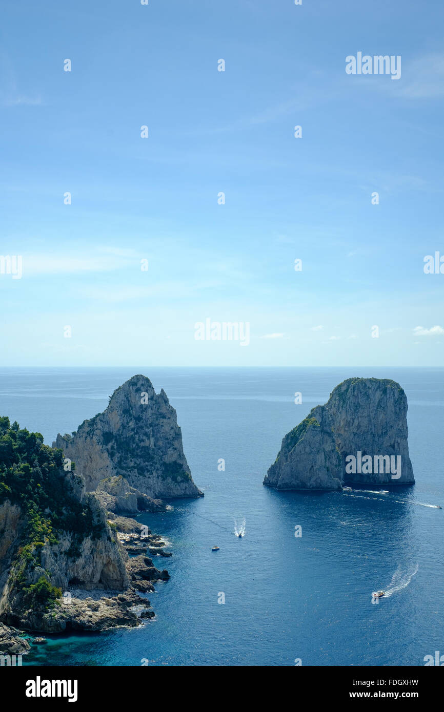 Capri Rocks Faraglioni rocks stacks capri hi-res stock photography and images - Alamy