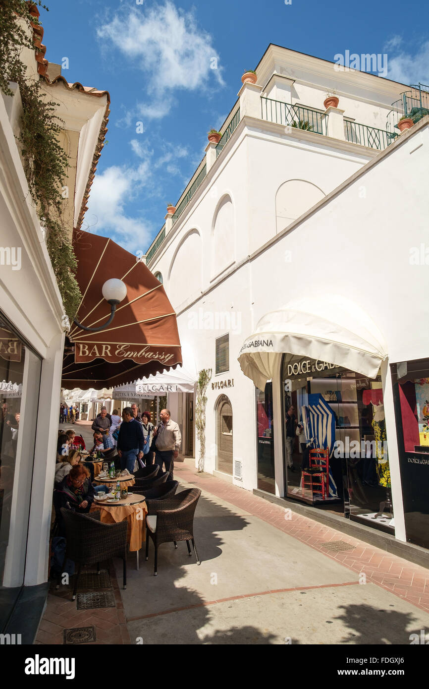 Capri shopping hires stock photography and images Alamy
