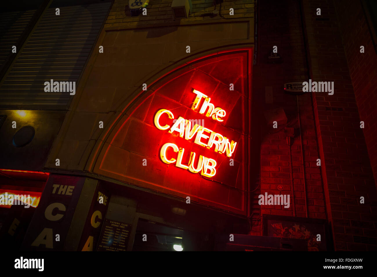 The Cavern Club Mathew Street Liverpool L2  Lancashire The Beatles Stock Photo