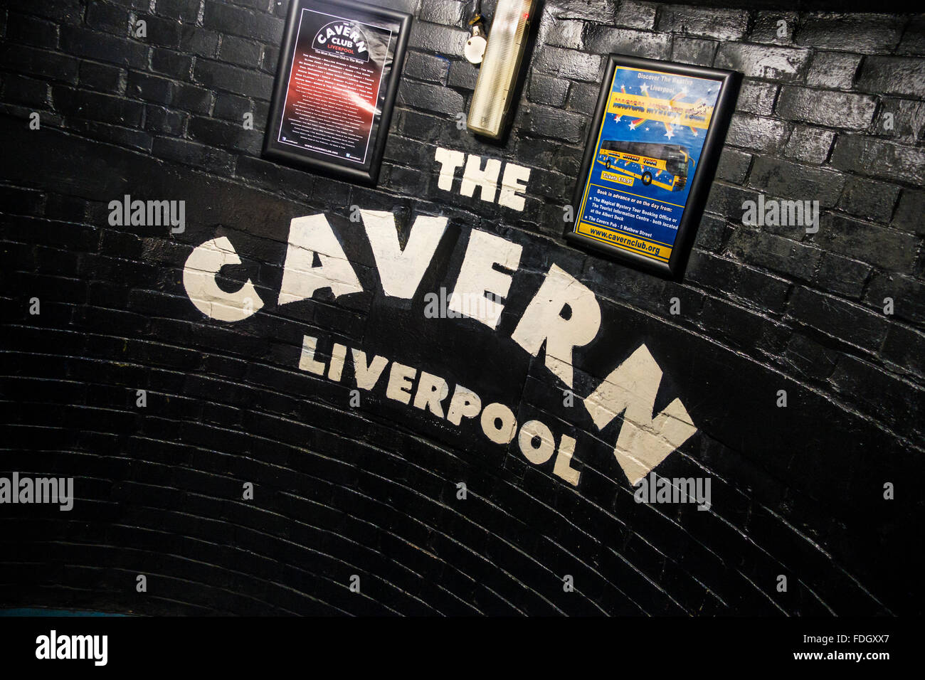 Entrance to the Cavern Club Mathew Street Liverpool Stock Photo