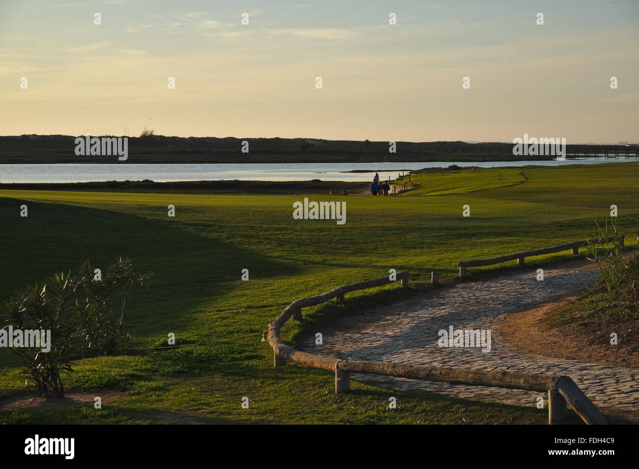 Golf course in Quinta do Lago, Algarve, Portugal Stock Photo