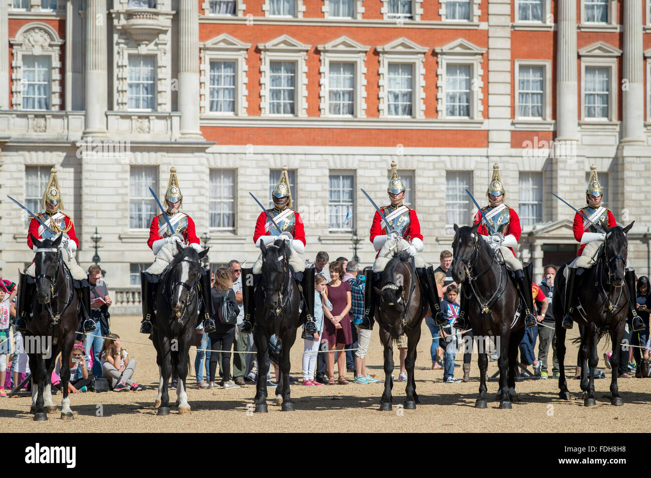 London, England - Changing of the Guard  at Horse Guards Parade Stock Photo