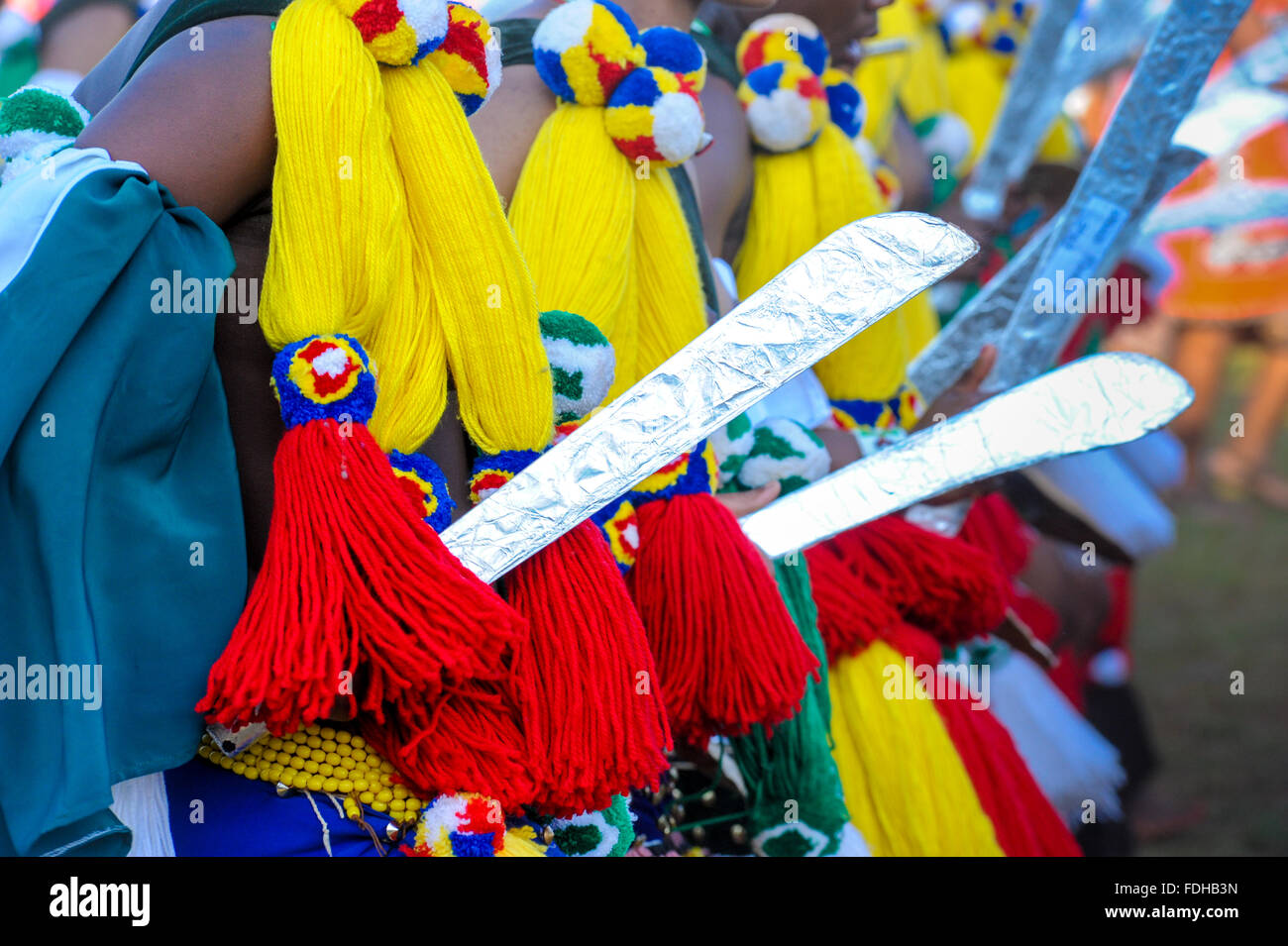 Ludzidzini, Swaziland, Africa The Swazi Umhlanga, or reed dance