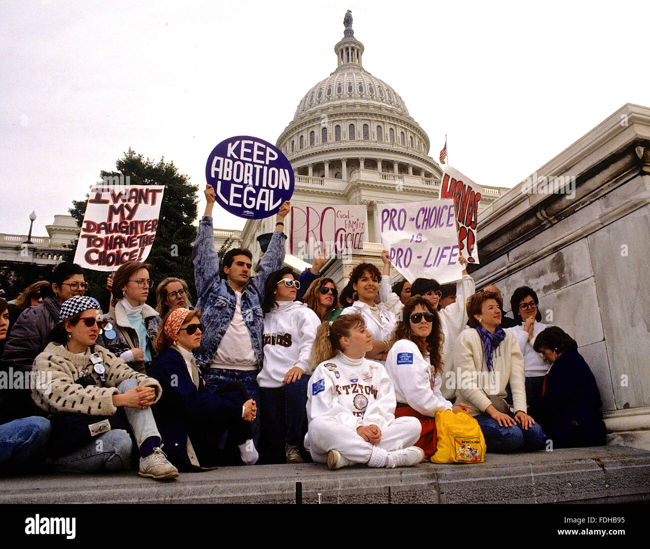 Washington, DC., USA, 10th April, 1989 In one of the biggest political