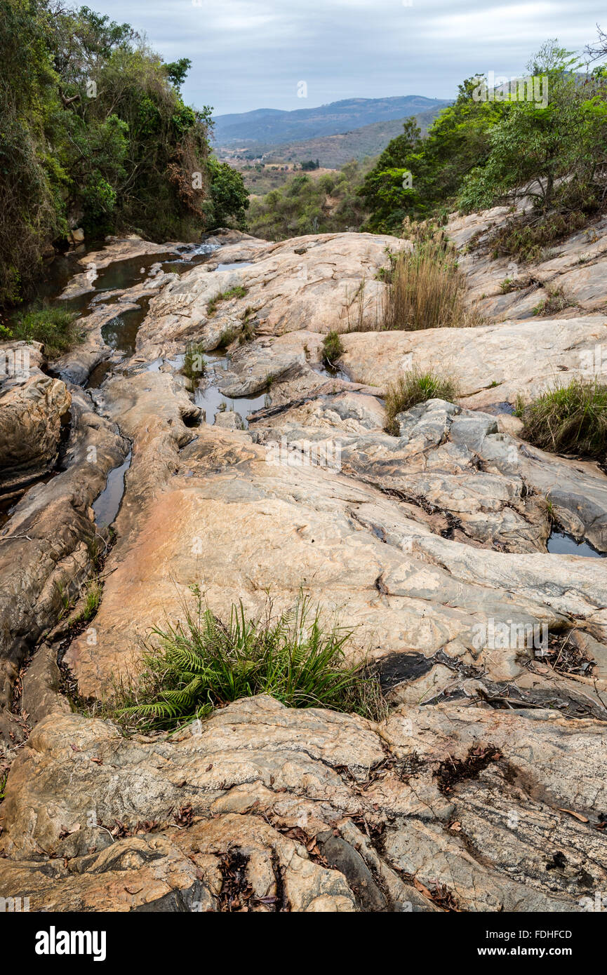 Phophonyane Falls in Giggs Peak, Swaziland, Africa Stock Photo