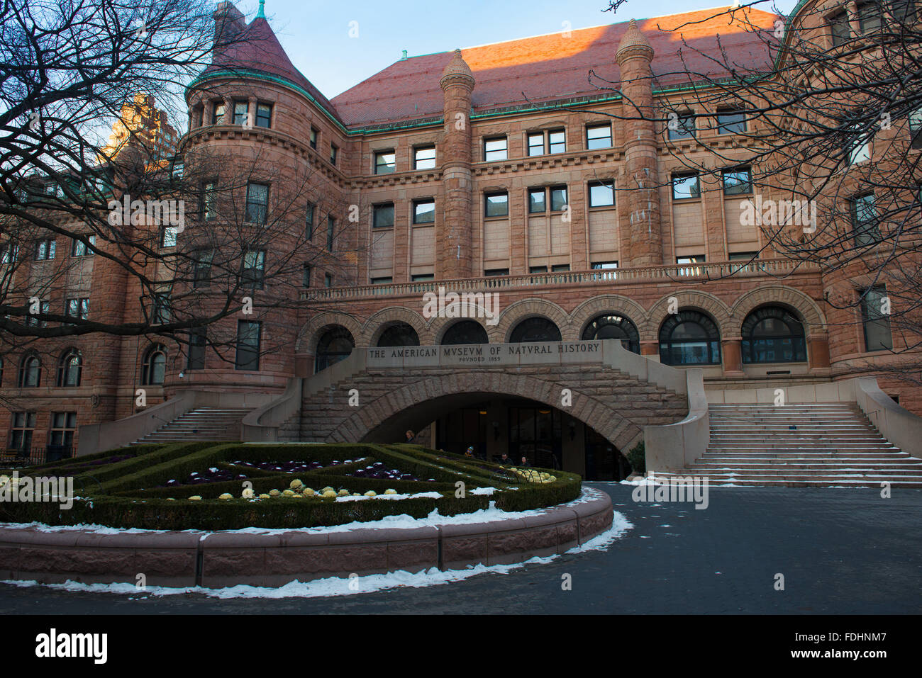 The American Museum of Natural History, 77th street entrance Stock Photo