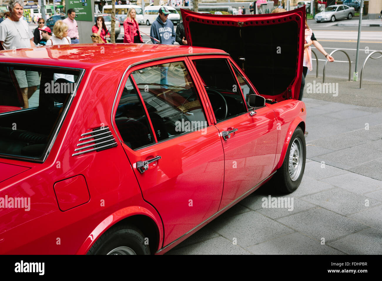 Car enthusiasts display their cars at the Car Club Showcase, Federation