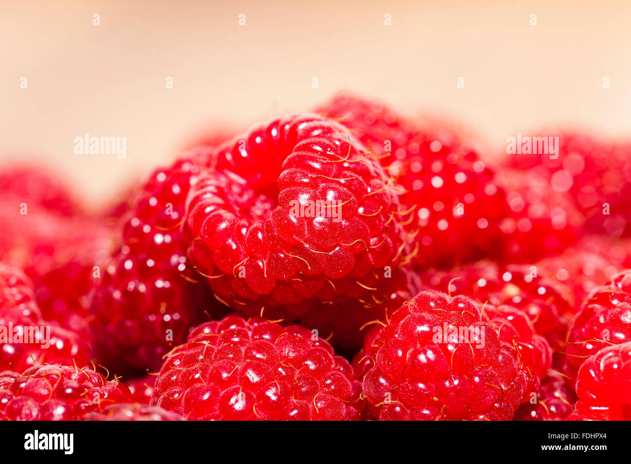 red raspberry , closeup Stock Photo Alamy