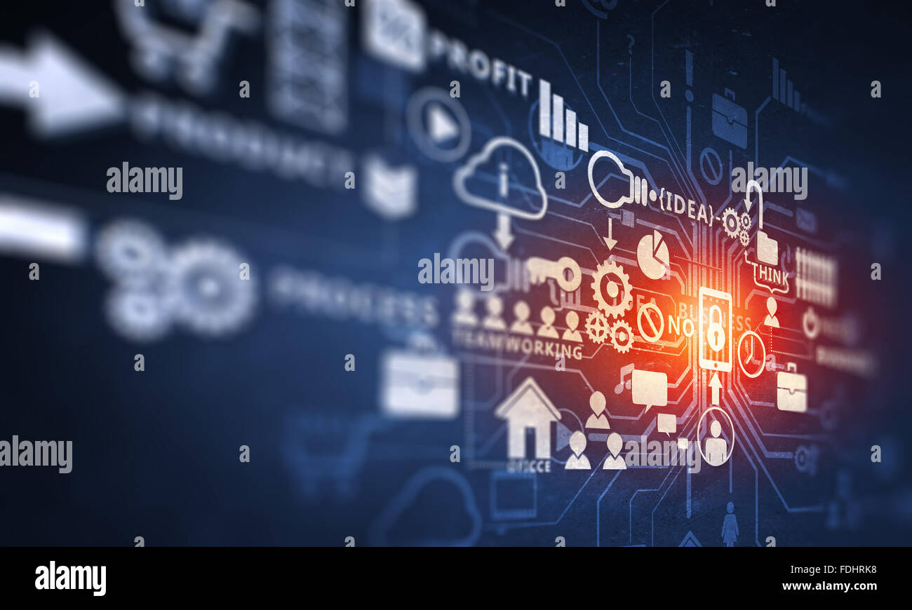 Networking digital image hi-res stock photography and images - Alamy
