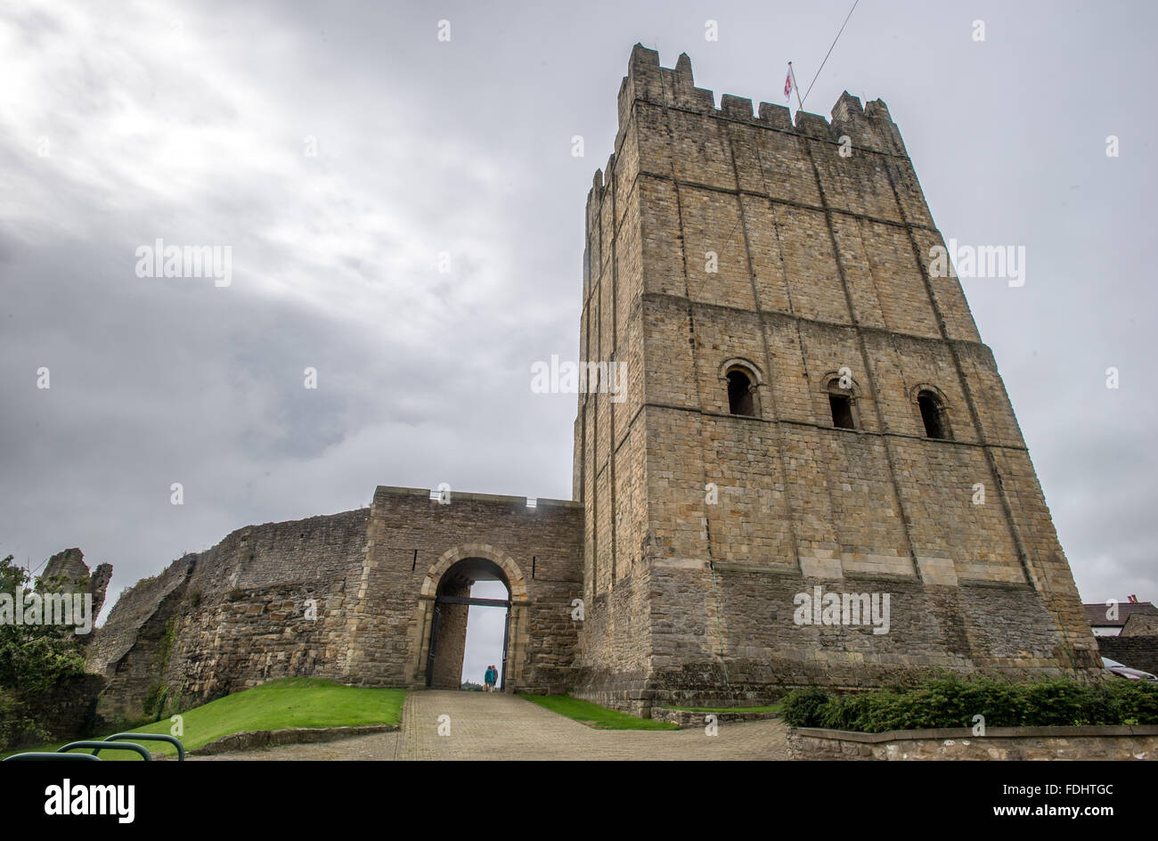 Richmond Castle, Yorkshire, England, UK. Stock Photo