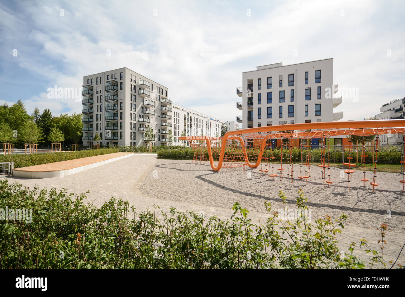 Modern housing in the city residential buildings after completion Stock Photo Alamy
