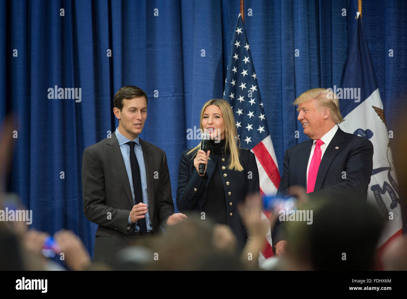 Ivanka Trump Rally Donald Trump's daughter, Ivanka, with her husband Jared Kushner (left ...