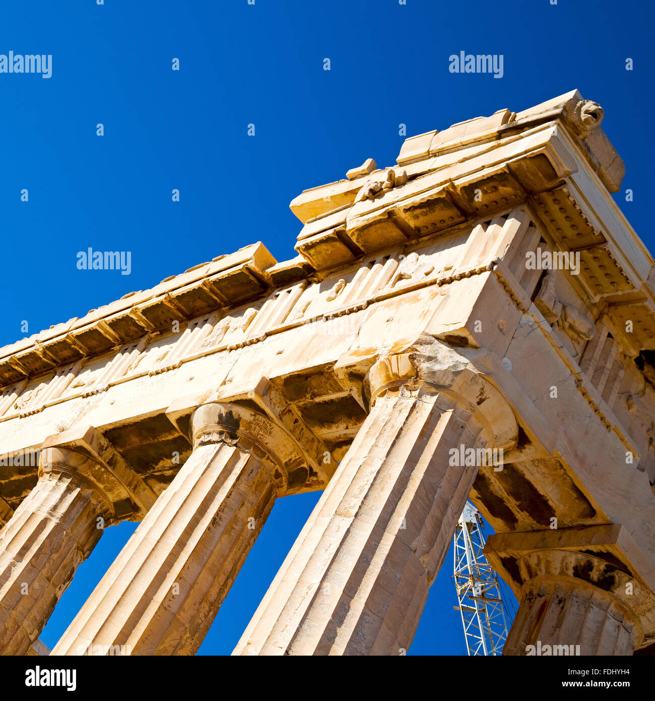 in greece the old architecture and historical place parthenon athens ...