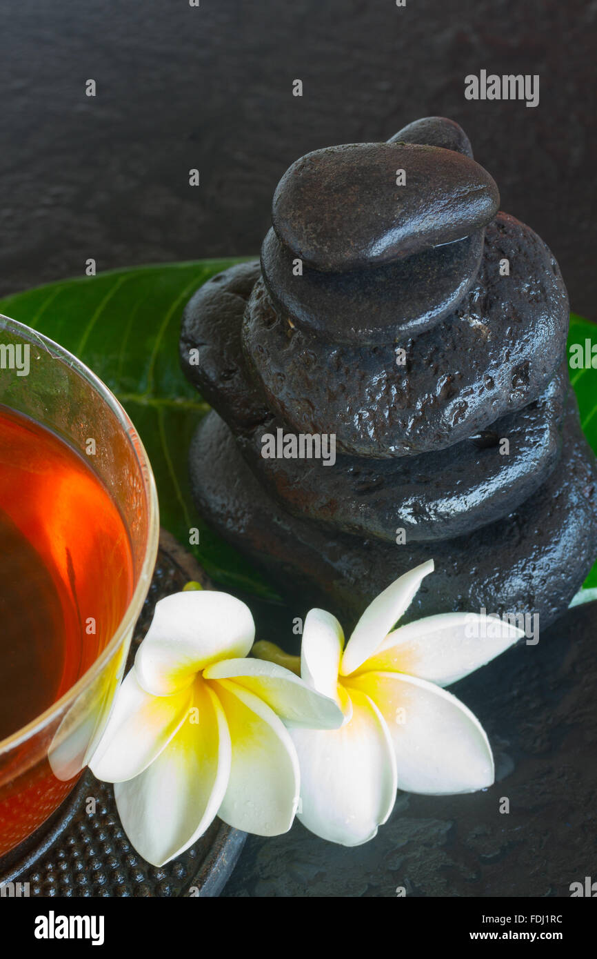 black zen stones Stock Photo Alamy