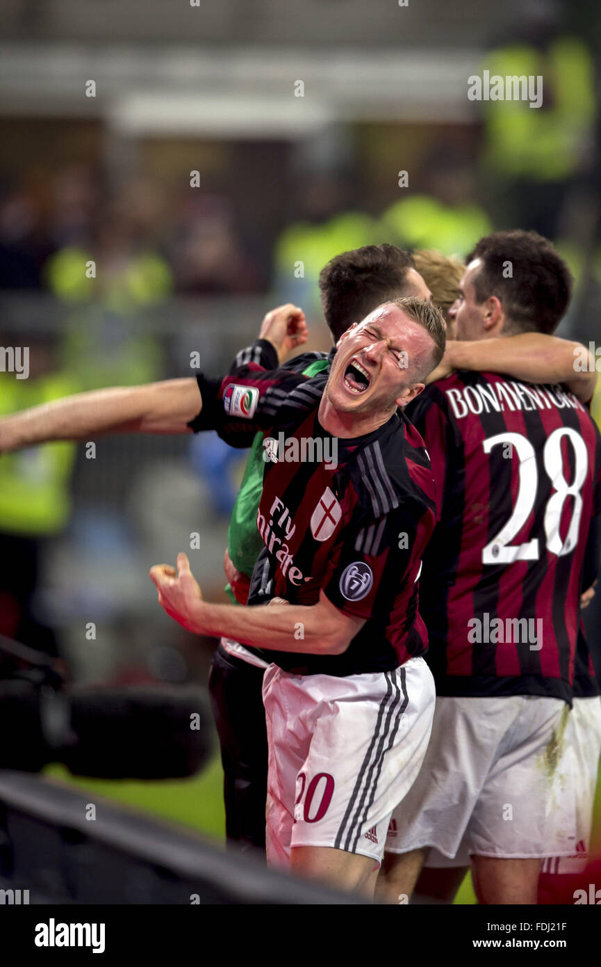 Ignazio Abate - Bottes De Match AC Milan (Serie A 2009-2010) - Portées En Match