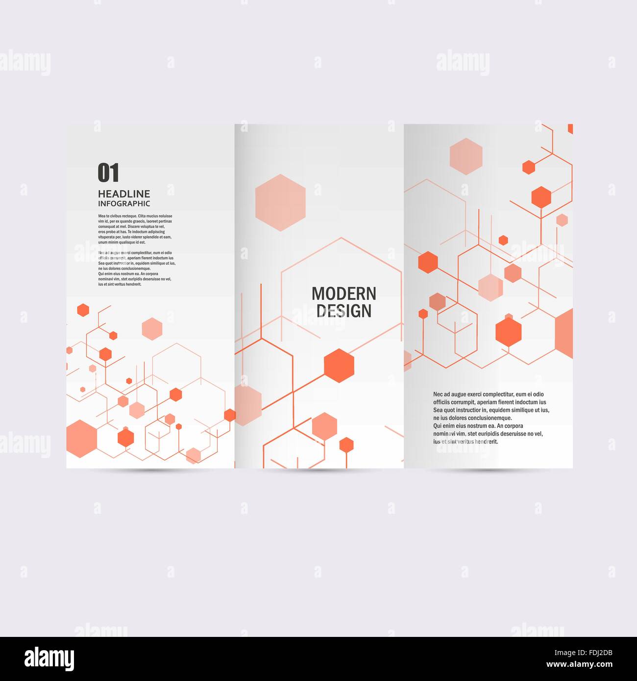 Modern Hexagon Design. Vector background Stock Vector Image & Art - Alamy