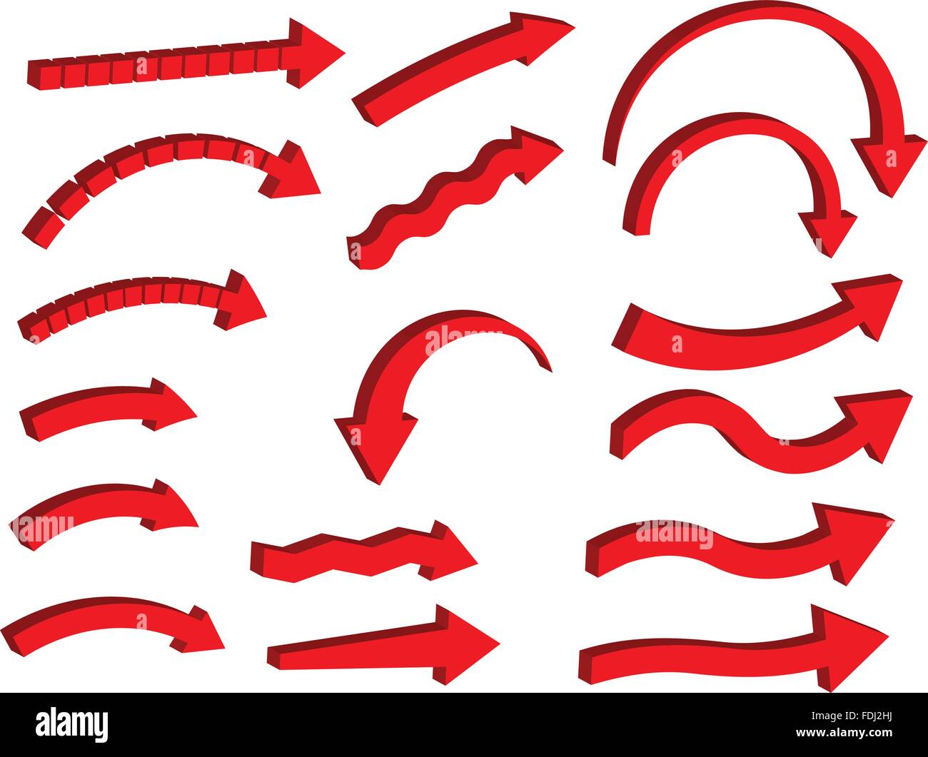 Arrows vector vectors hi-res stock photography and images - Alamy