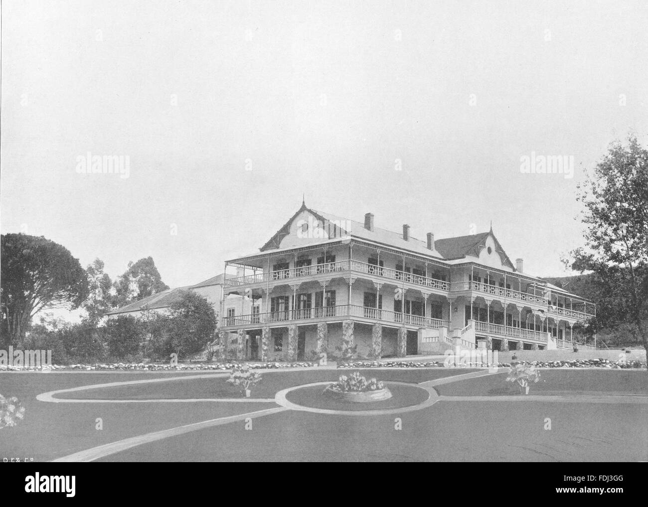 SOUTH AFRICA The Caledon hot mineral baths and Sanatorium, antique