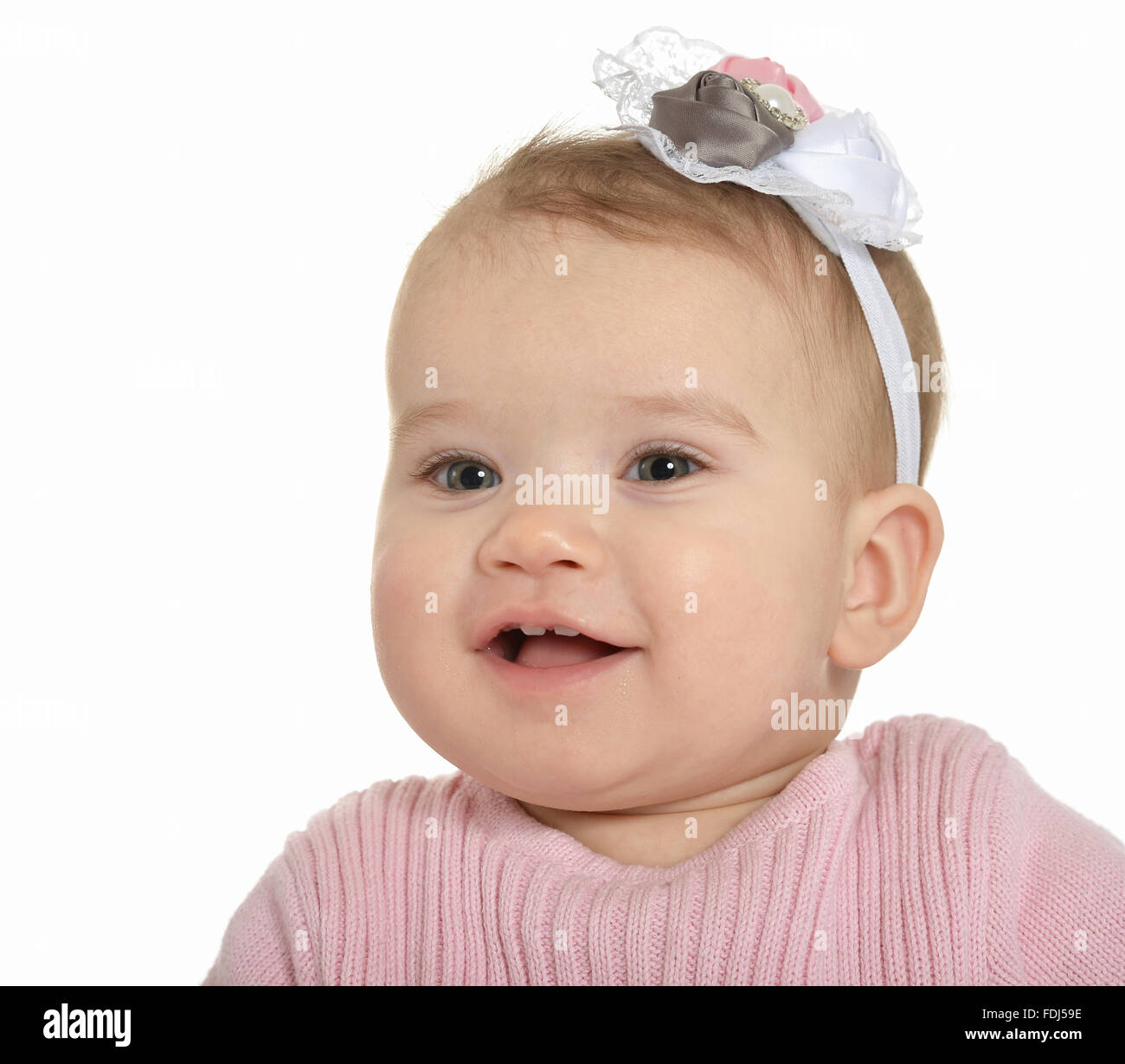 Portrait of adorable baby Stock Photo - Alamy
