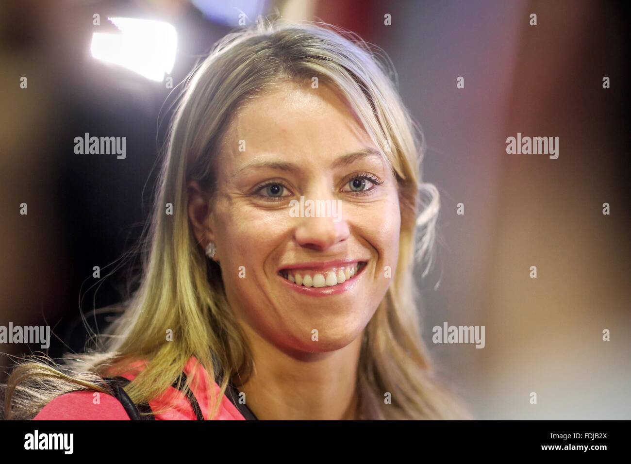 Frankfurt, Germany. 01st Feb, 2016. German tennis player Angelique ...