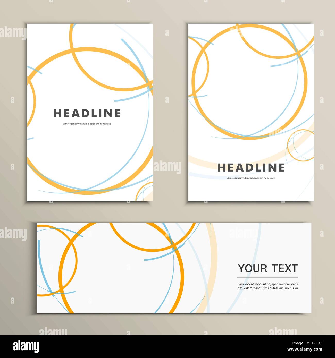 Vector abstract circle set Stock Vector Image & Art - Alamy