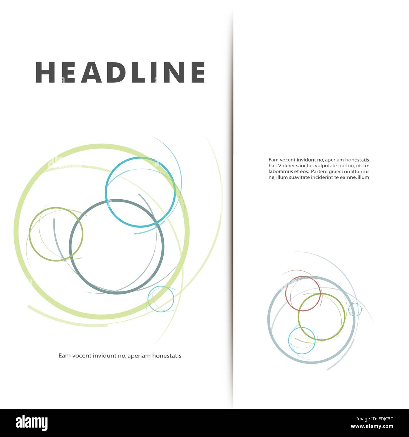 Vector abstract circle set Stock Vector Image & Art - Alamy