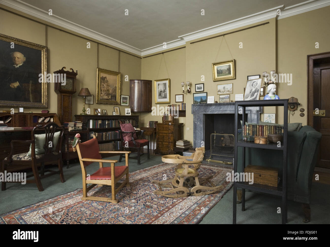 Lady Stamford's Parlour, formerly called the Parlour, at Dunham Massey, Cheshire. Stock Photo