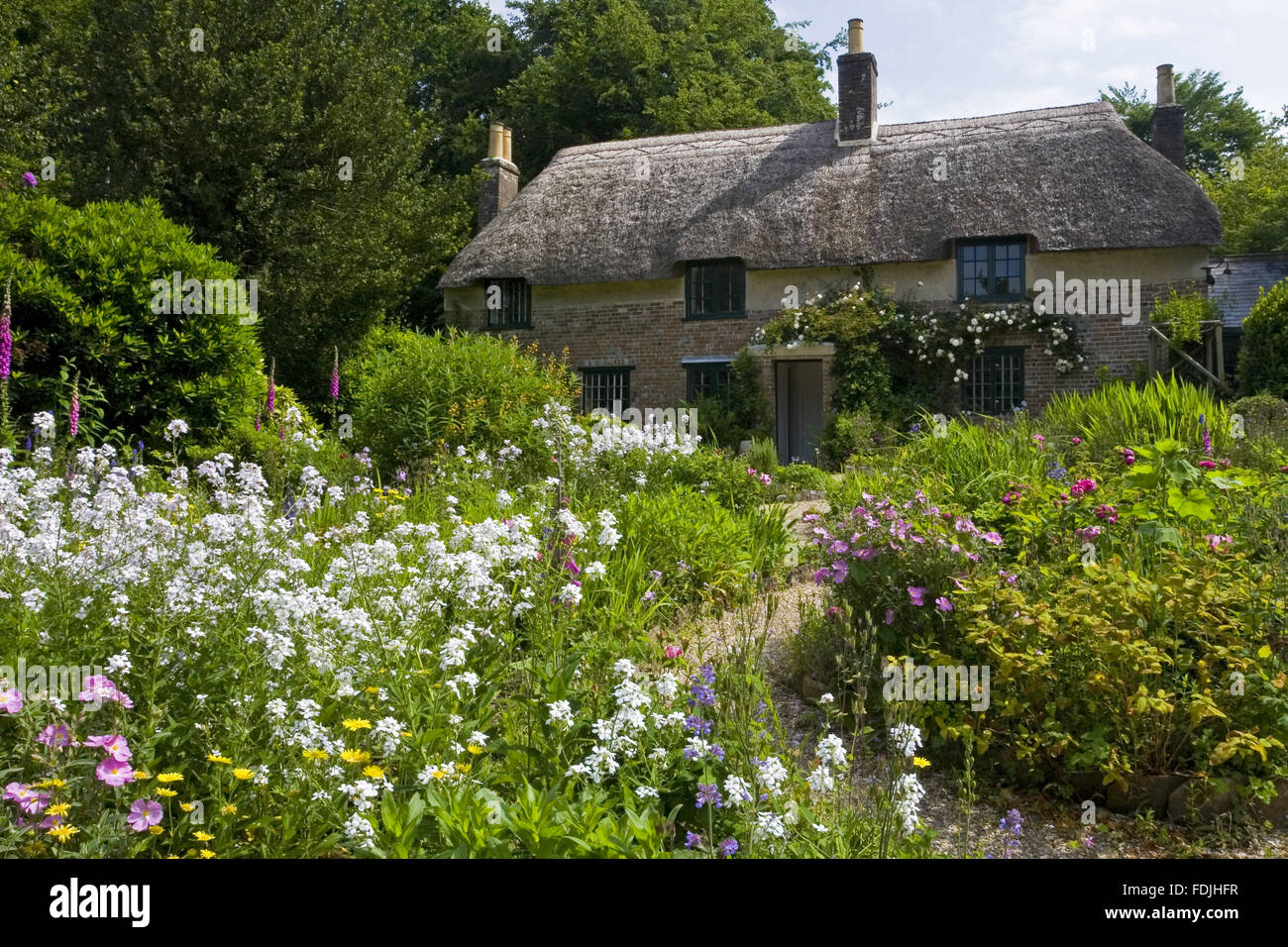 Hardy's Cottage, the birthplace in 1840 of novelist and poet Thomas Hardy , at Higher Brockhampton, near Dorchester, Dorset. Stock Photo
