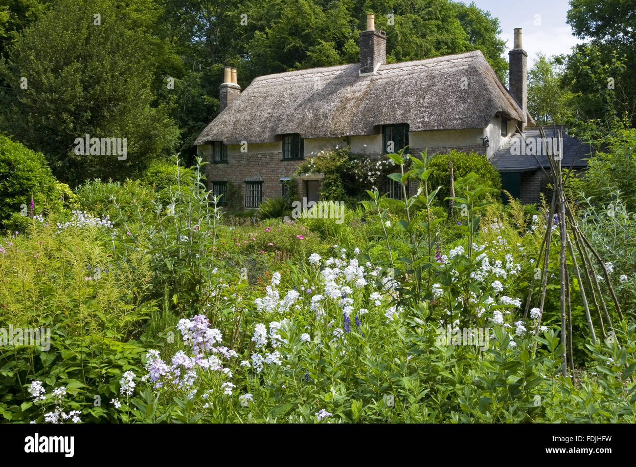 Hardy's Cottage, the birthplace in 1840 of novelist and poet Thomas Hardy , at Higher Brockhampton, near Dorchester, Dorset. Stock Photo