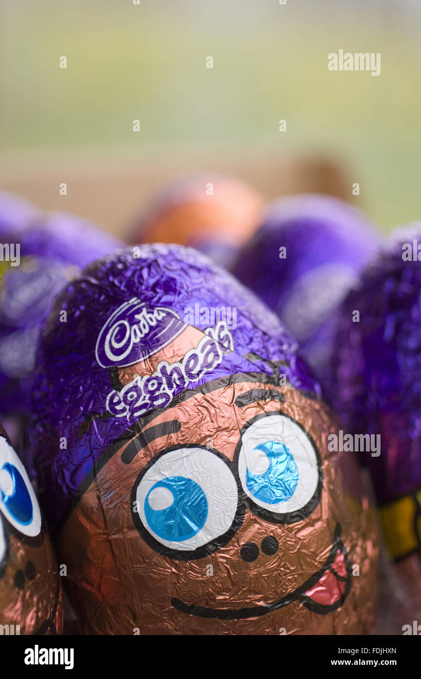 Easter eggs at Petworth House, sponsored by Cadbury, during March Stock
