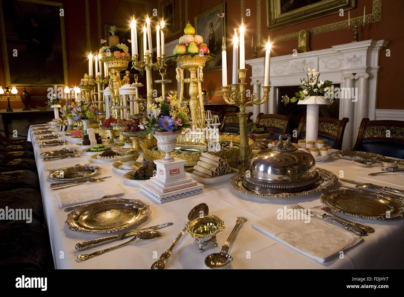 Attingham park interior hi-res stock photography and images - Alamy