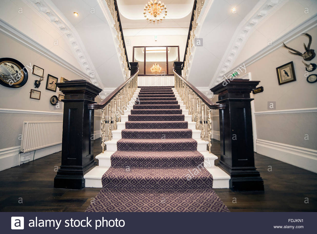 Grand Hotel Lobby Staircase High Resolution Stock Photography and ...