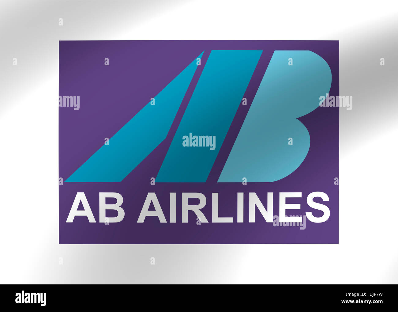 AB Airlines logo icon flag Stock Photo