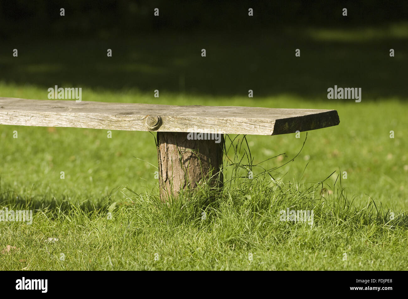 Simple wooden benches hi-res stock photography and images - Alamy