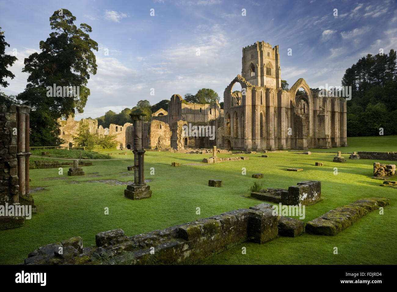 A view towards the east end of the Abbey church showing the great east