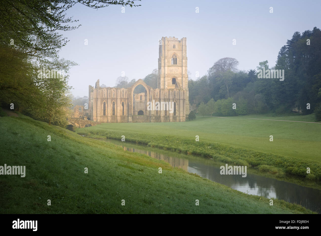 Fountains abbey spring hires stock photography and images Alamy