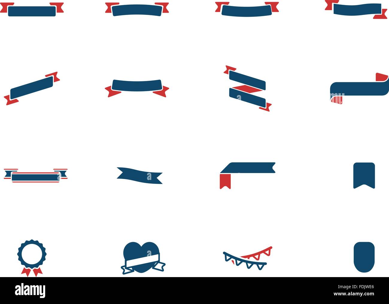 Ribbon simply icons Stock Vector Image & Art - Alamy