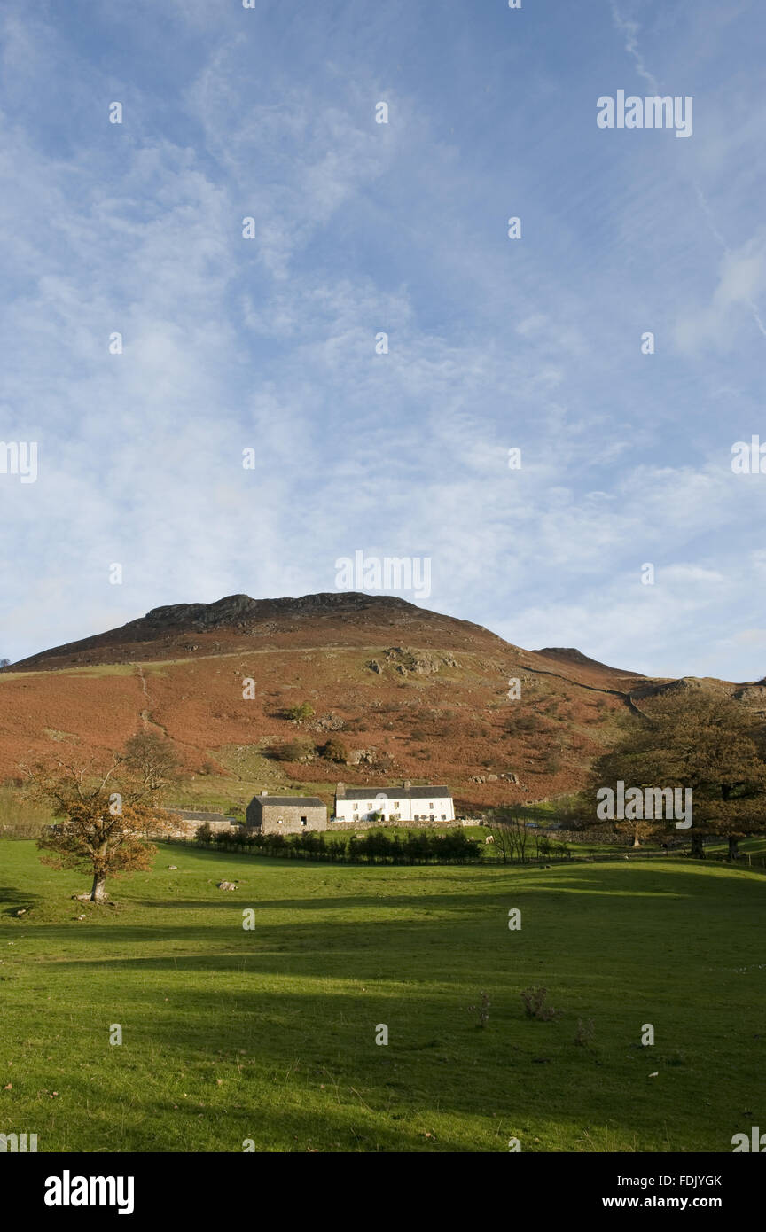 Ashness Farm, Borrowdale, Cumbria, a working Lakeland farm and C16th