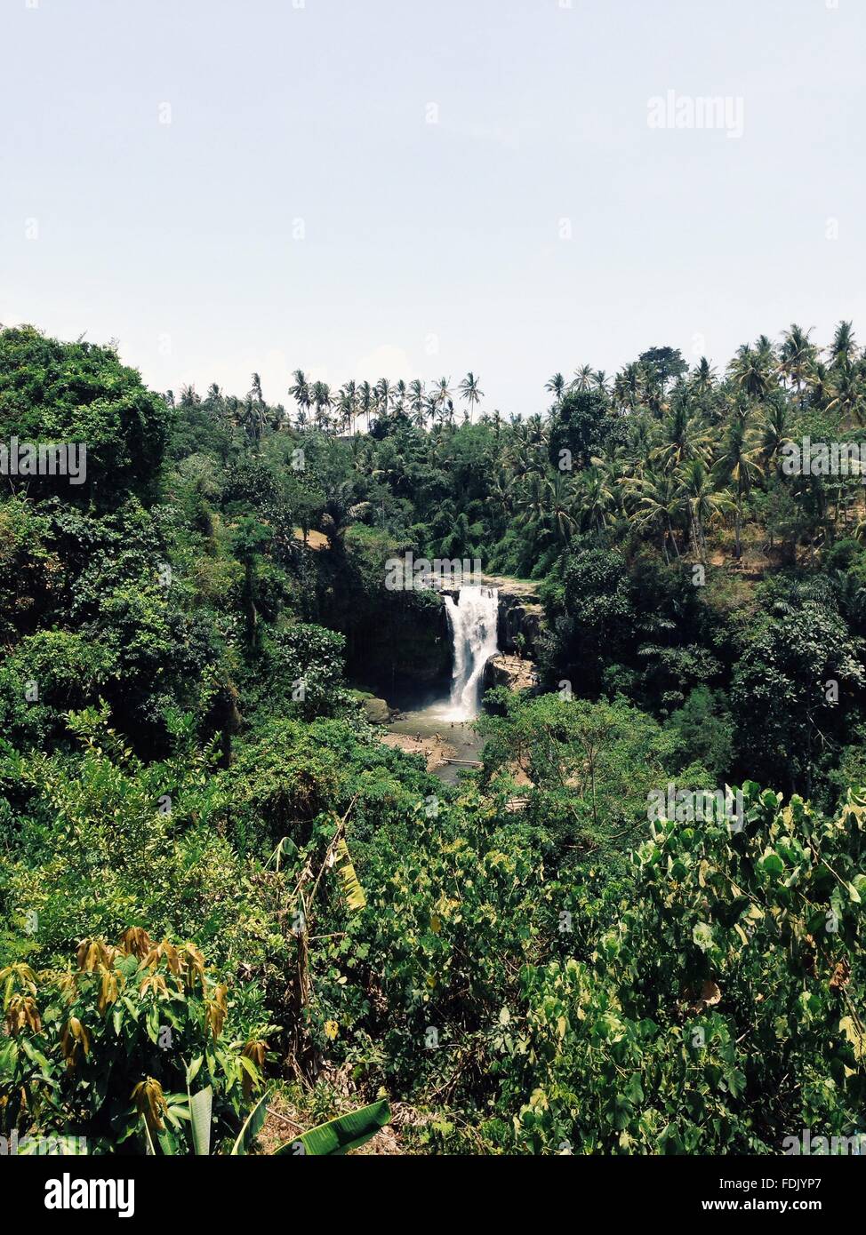 Tegenungan waterfall, Ubud, Bali, Indonesia Stock Photo