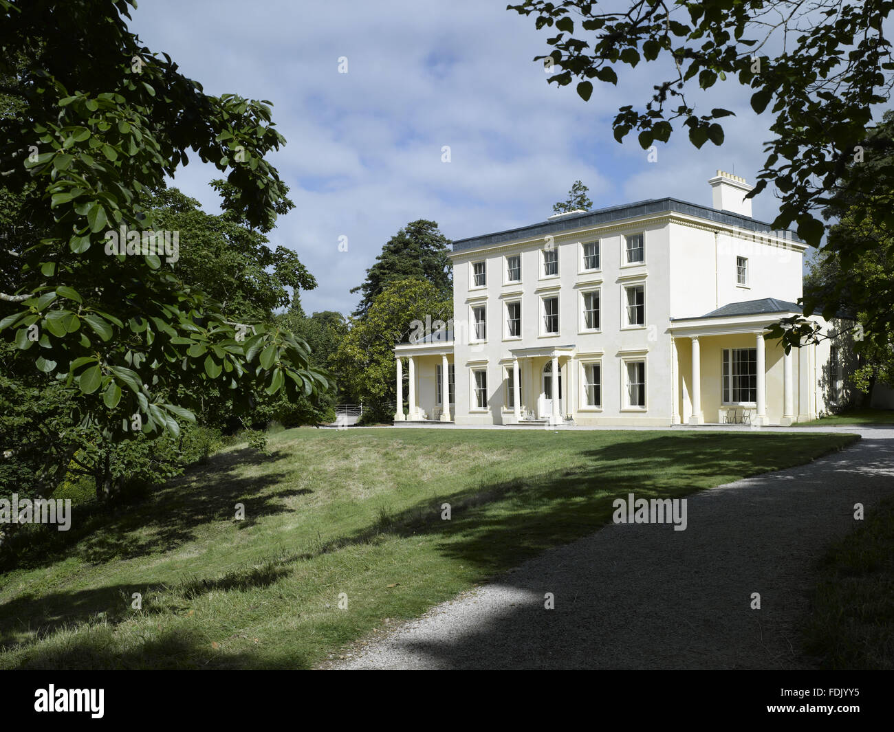 The house Greenway, at Galmpton, near Brixham, Devon, which