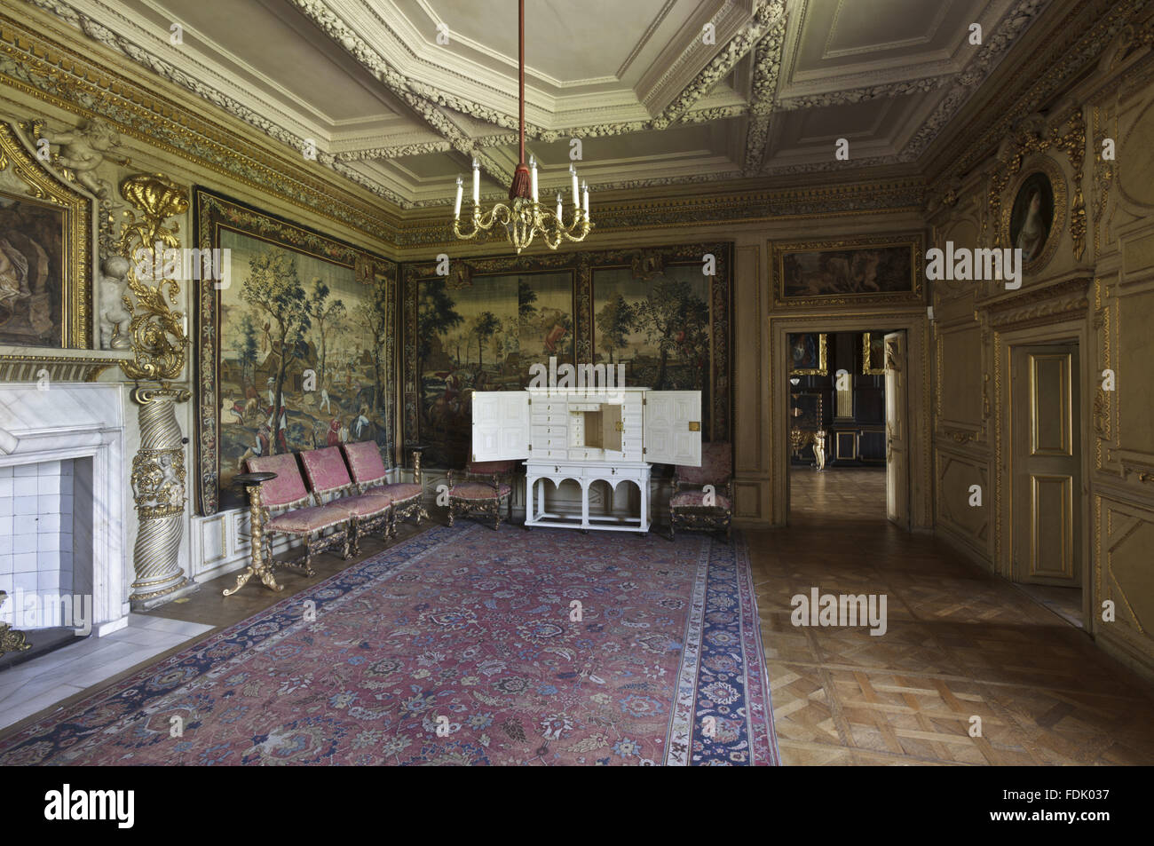 The North Drawing Room at Ham House, RichmonduponThames Stock Photo